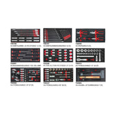 Työkalut vaunuun 189-osainen sarja